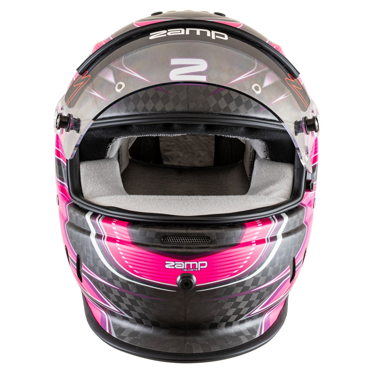 Zamp RZ-67D SNELL SA2025 - Carbon Flo Pink Purple