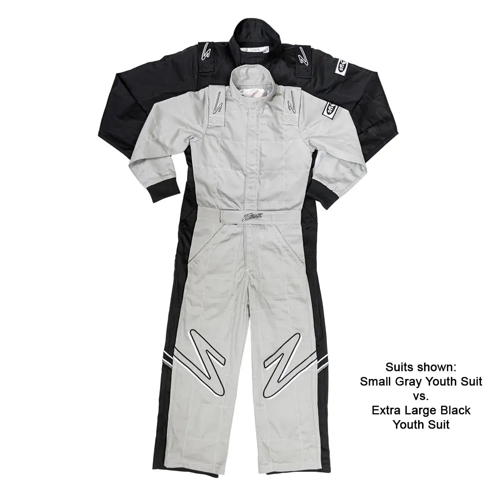ZR-10 Youth Race Suit - Black