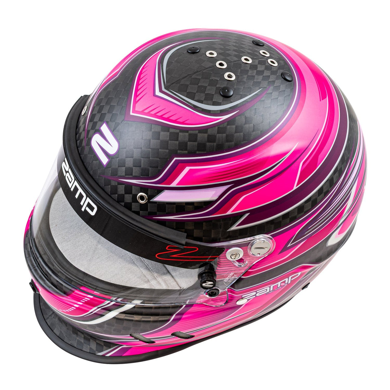 Zamp RZ-67D SNELL SA2025 - Carbon Flo Pink Purple