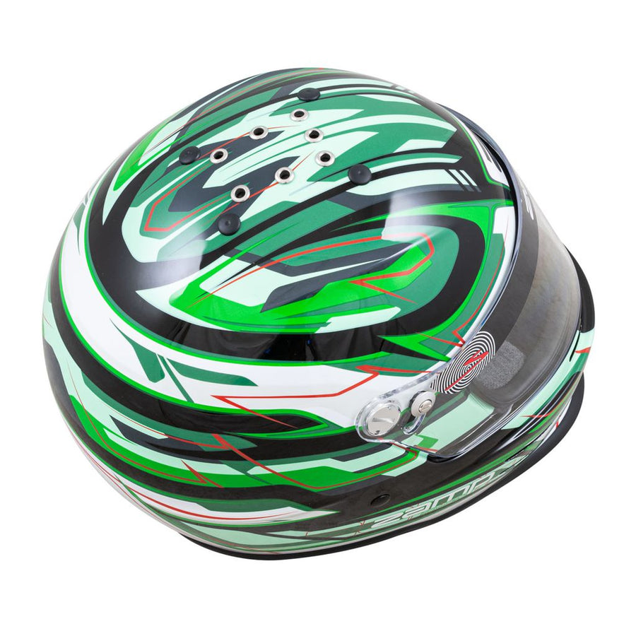 RZ-42Y Youth Helmet - Black/Green CMR2016