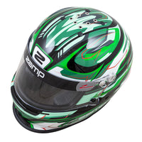 Thumbnail for RZ-42Y Youth Helmet - Black/Green CMR2016