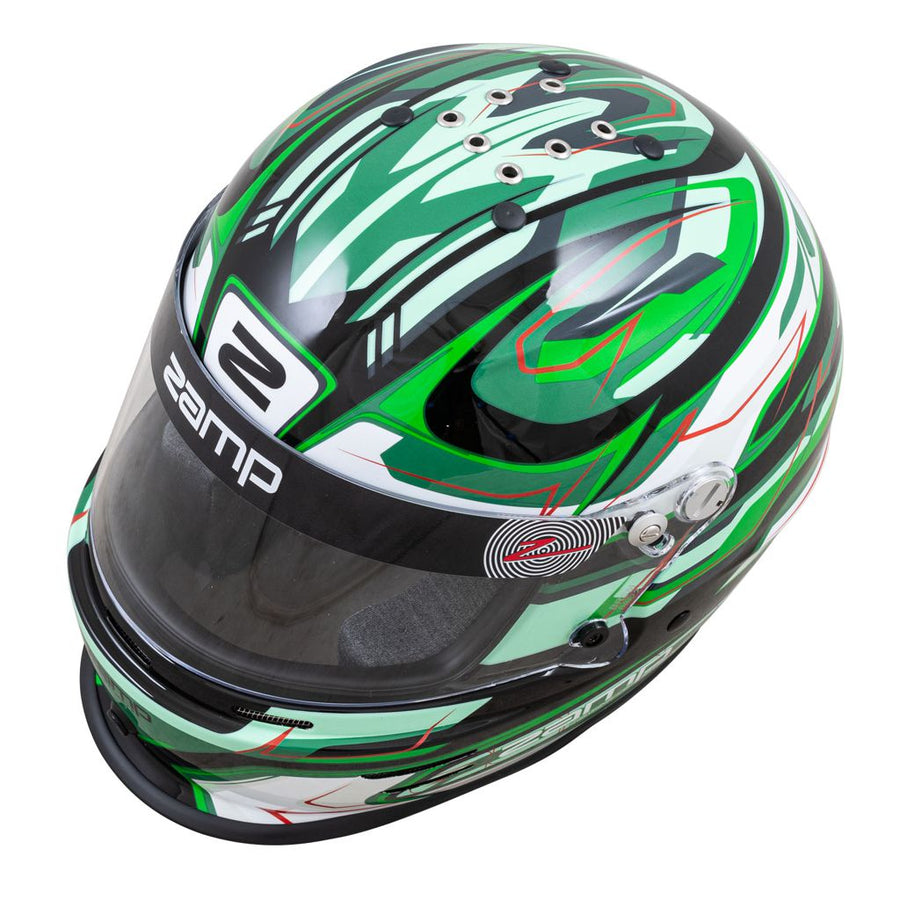 RZ-42Y Youth Helmet - Black/Green CMR2016