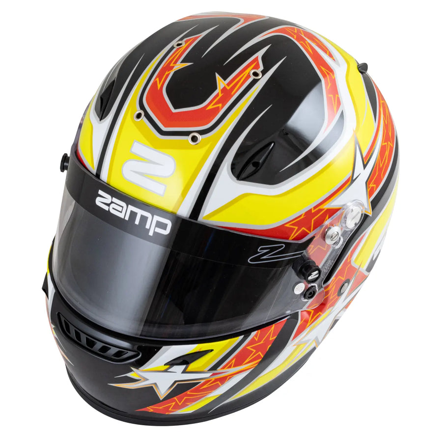 ZR-72 - Gloss Black/Yellow/Orange