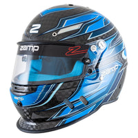 Thumbnail for Zamp RZ-67D SNELL SA202x - Carbon Flo Blue