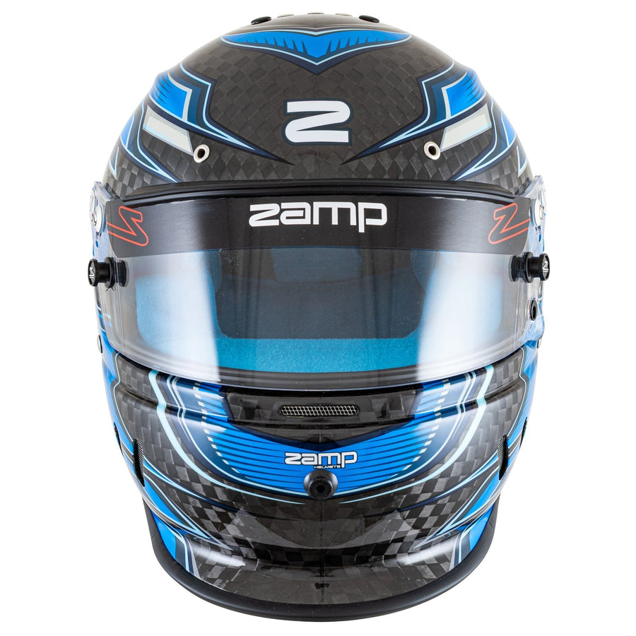 Zamp RZ-67D SNELL SA2025 - Carbon Flo Blue