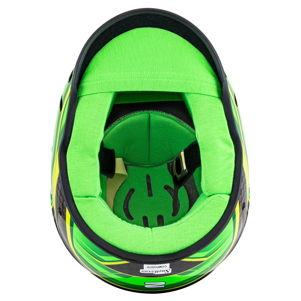 Zamp RZ-67D SNELL SA202x - Carbon Flo Green