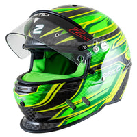 Thumbnail for Zamp RZ-67D SNELL SA202x - Carbon Flo Green