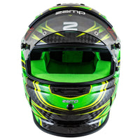 Thumbnail for Zamp RZ-67D SNELL SA202x - Carbon Flo Green