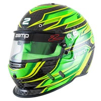 Thumbnail for Zamp RZ-67D SNELL SA202x - Carbon Flo Green