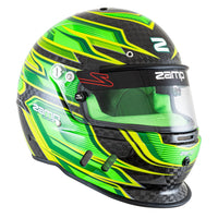 Thumbnail for Zamp RZ-67D SNELL SA202x - Carbon Flo Green