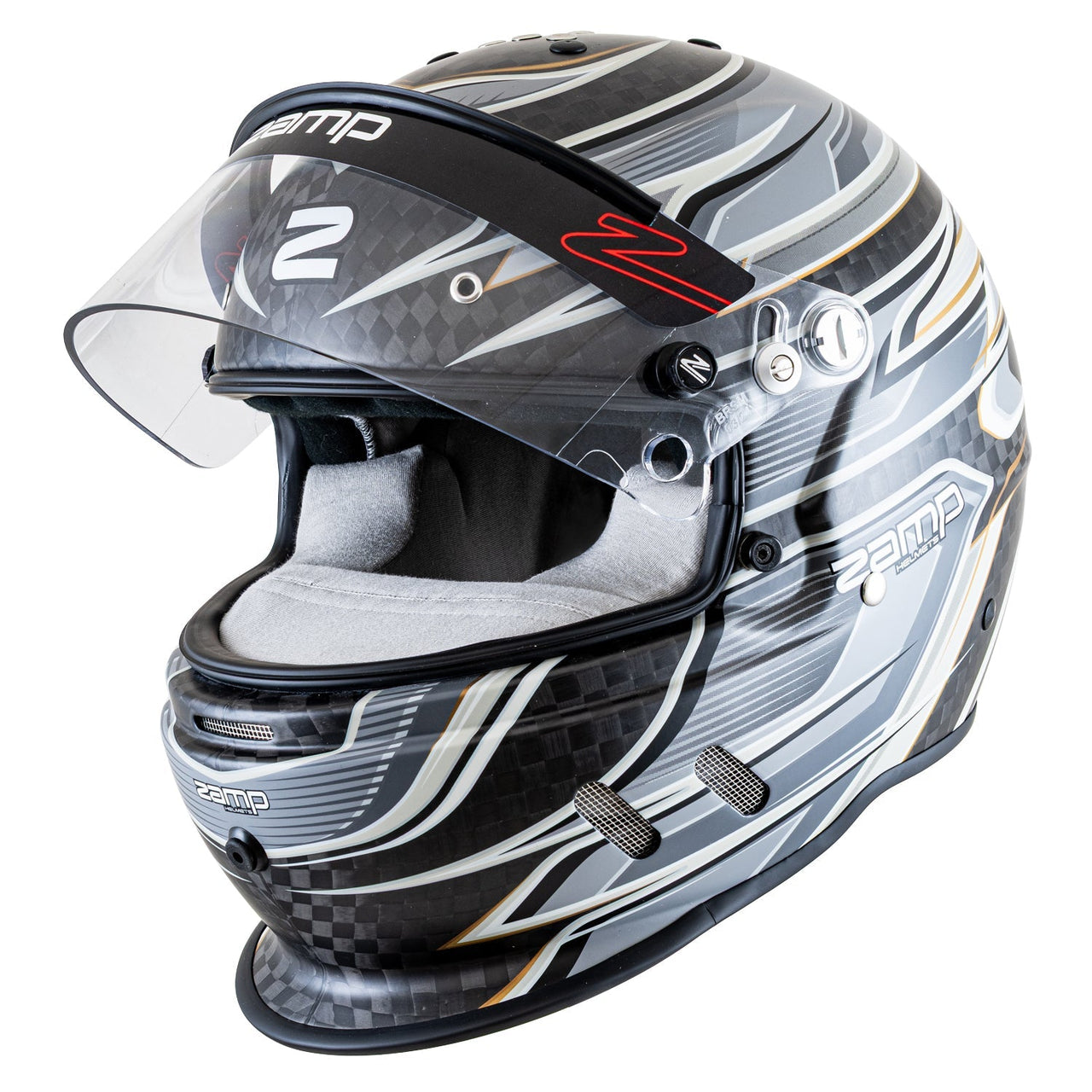 Zamp RZ-67D SNELL SA202x - Carbon Gray