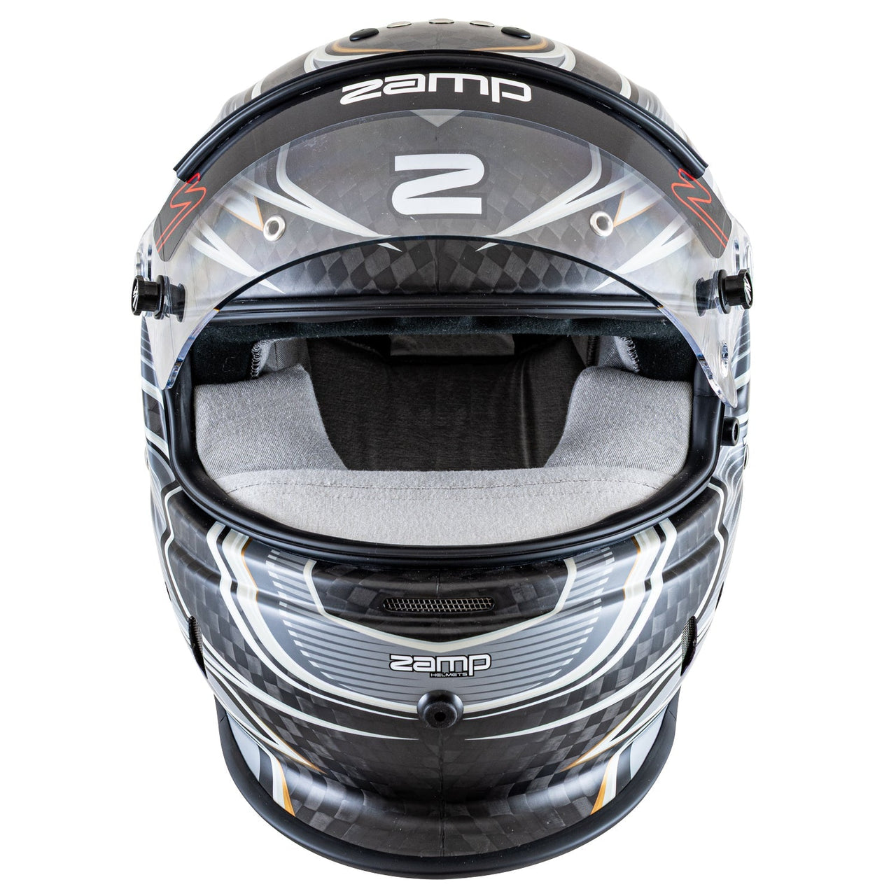 Zamp RZ-67D SNELL SA202x - Carbon Gray