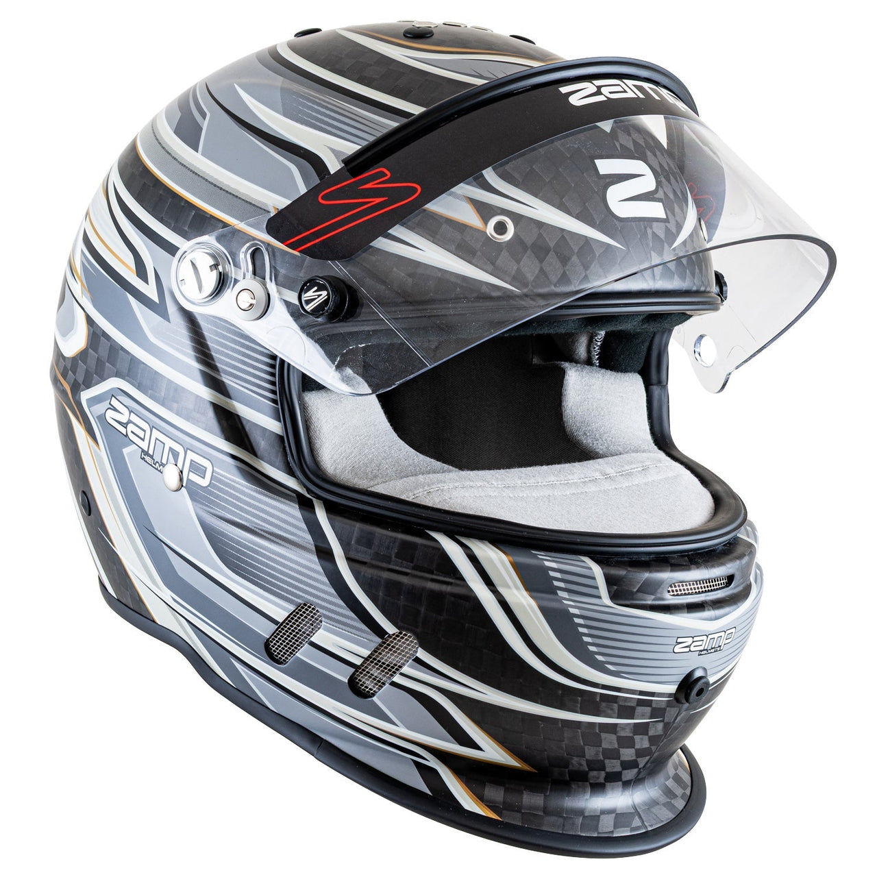 Zamp RZ-67D SNELL SA202x - Carbon Gray