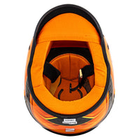 Thumbnail for Zamp RZ-67D SNELL SA202x - Carbon Flo Orange Yellow
