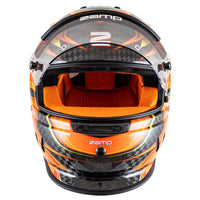 Thumbnail for Zamp RZ-67D SNELL SA202x - Carbon Flo Orange Yellow