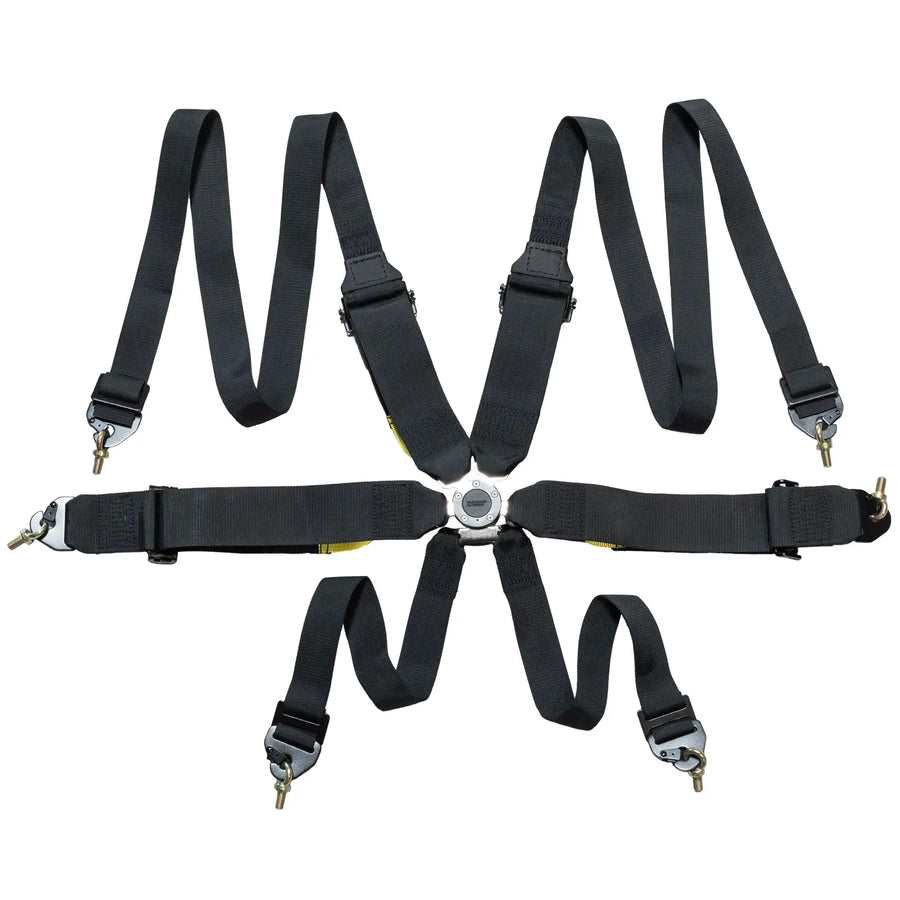 FIA 6-Point Pull Up Harness Belts / 2-3"