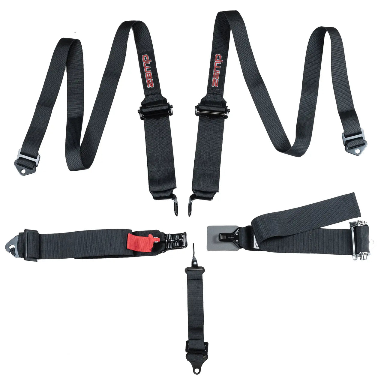 SFI 5-Point Latch-Link Ratchet Harness / 2-3"