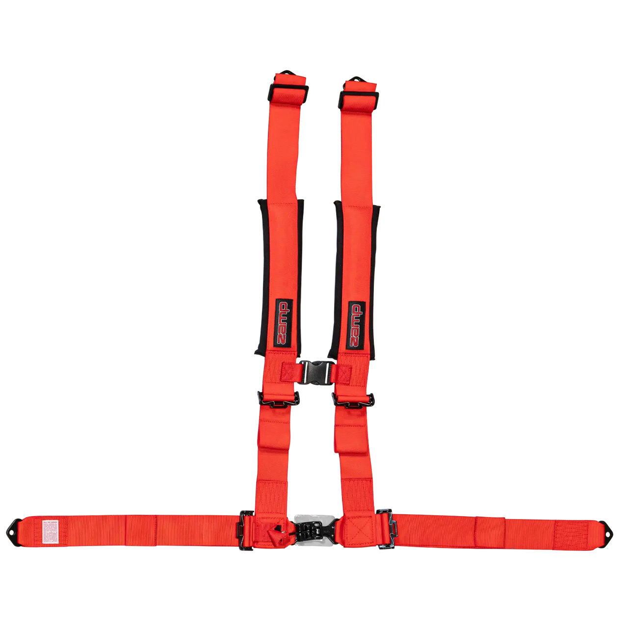 UTV 4-Point Seat Harness - Pull Down Red