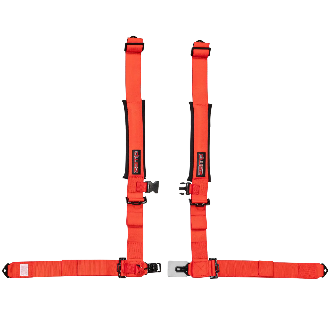 UTV 4-Point Seat Harness - Pull Down Red