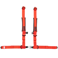 Thumbnail for UTV 4-Point Seat Harness - Pull Down Red