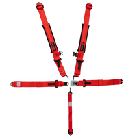 Thumbnail for UTV 5-Point Seat Harness - Pull Down Red