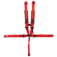 Thumbnail for UTV 5-Point Seat Harness - Pull Down Red