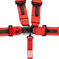 Thumbnail for UTV 5-Point Seat Harness - Pull Down Red