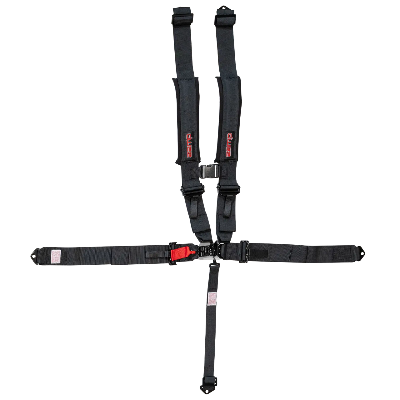 UTV 5-Point Seat Harness - Pull Down Black