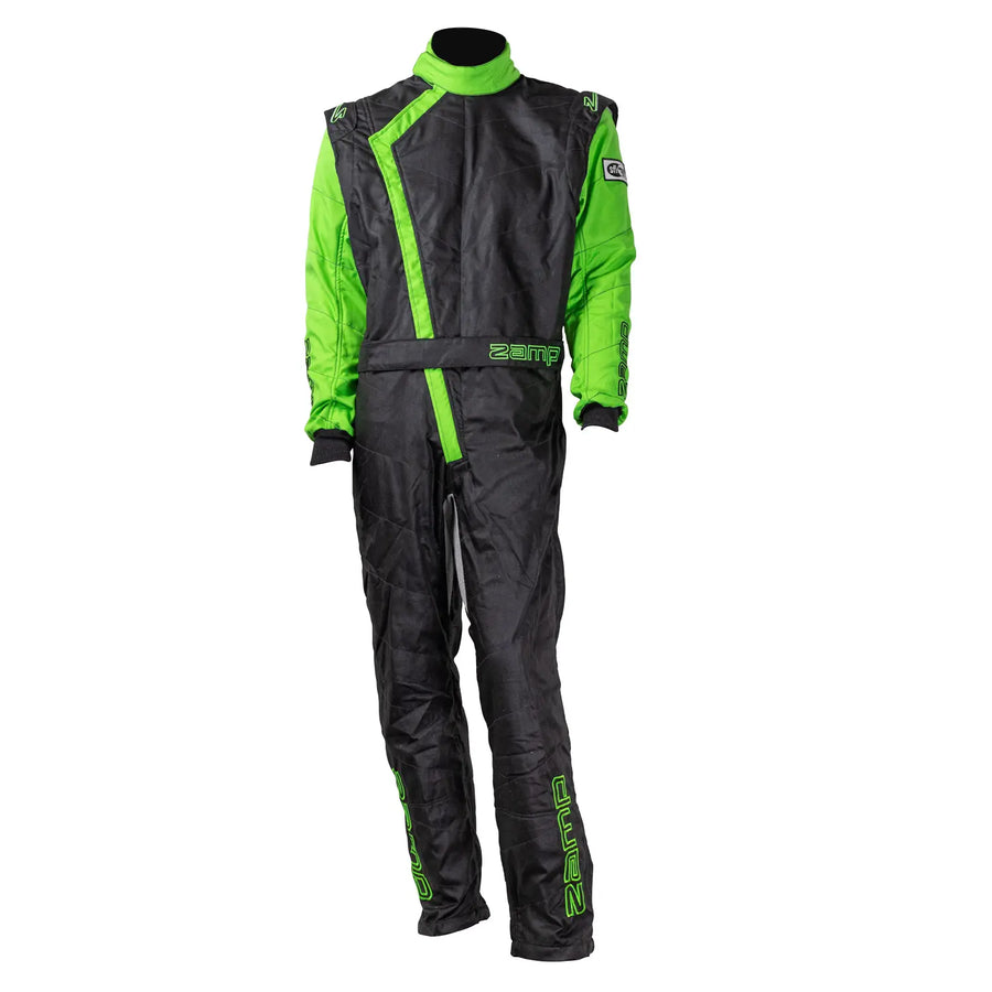 ZR-40 Youth Race Suit - Green/Black