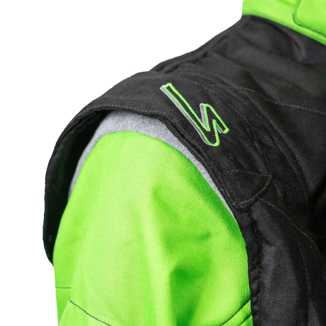 ZR-40 Race Suit - Black/Green