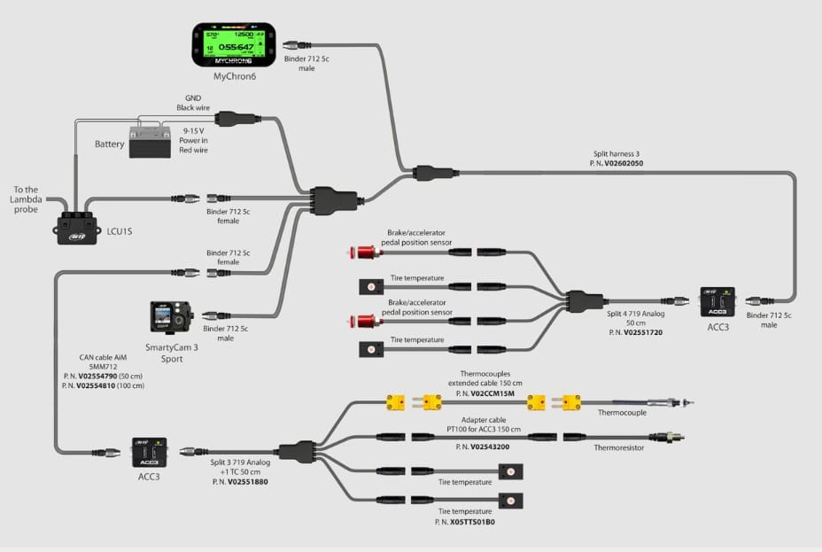 AiM MyChron 6 Kart Racing Data Logger | Product41