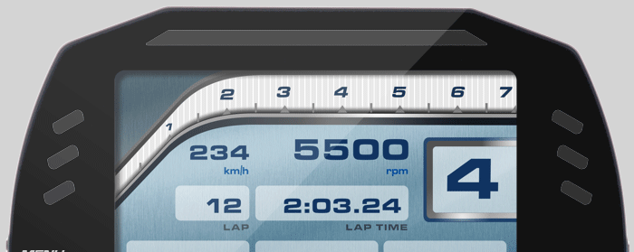AiM MXS 1.3 Dash Logger - 5"
