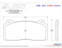 Thumbnail for Cobalt Friction - GT350 Front Brake Pads