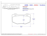 Thumbnail for Cobalt Friction - GT350 Rear Brake Pads