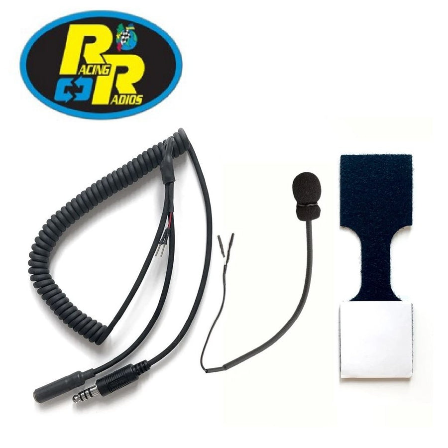 Racing Radios IMSA Helmet Kit - Coiled