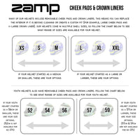 Thumbnail for Zamp Series 30 Cheek Pads RZ-48Y