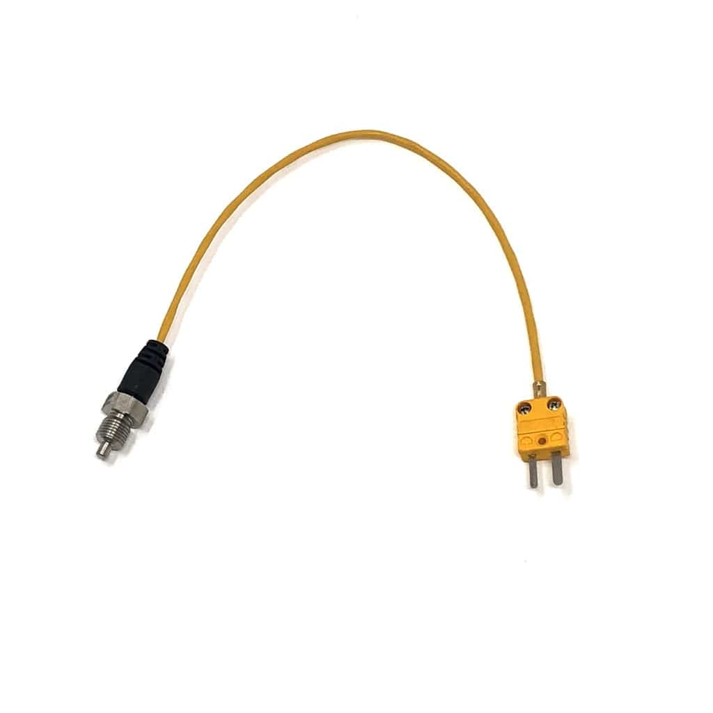 新品】マイクロン Aim MYCHRON4 MYCHRON5 2T用温度ケーブル AiM MyChron H2o TC Temp Sensor - M10 Thread Thermocouple (yellow)