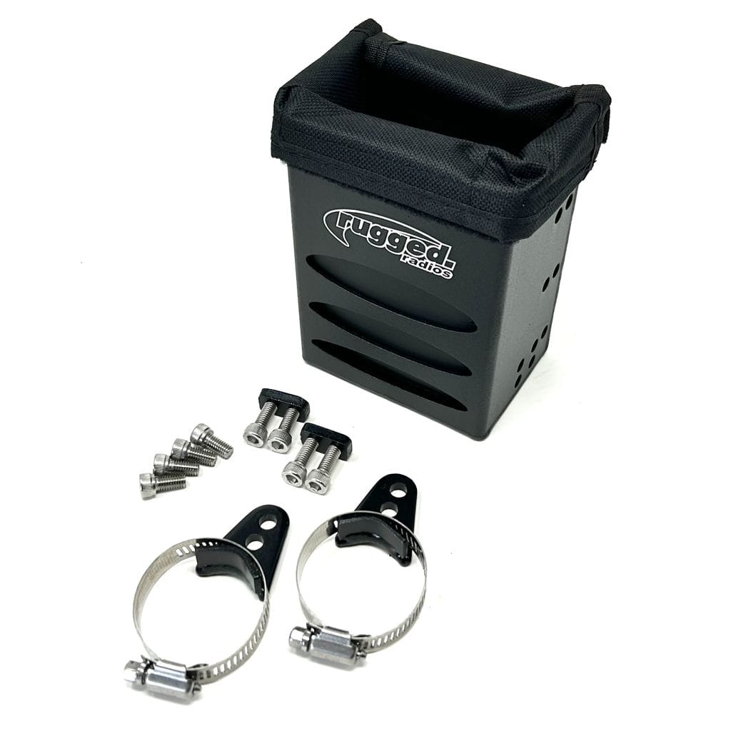 Aluminum Radio Box for Handheld Radios - Universal Mounting