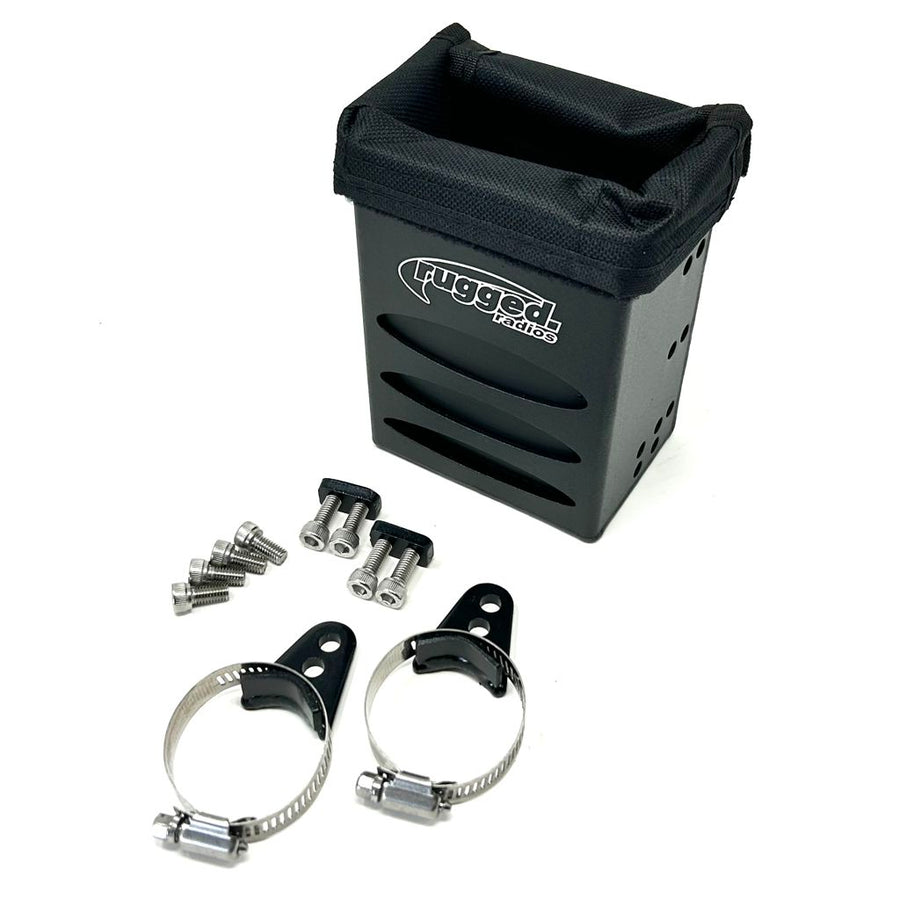 Aluminum Radio Box for Handheld Radios - Universal Mounting