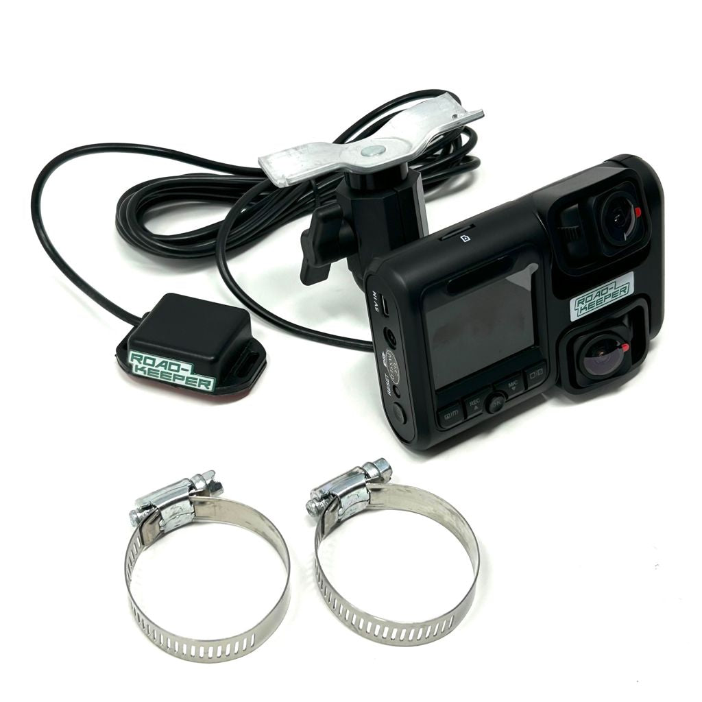 Road-Keeper Dual HD Video System - Roll Bar Mount & 10' GPS