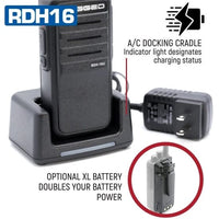 Thumbnail for Rugged RDH16 Two Way Portable Radio - Digital / Analog