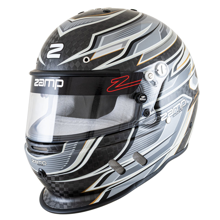 SA2025 Carbon Gray Zamp Racing Helmet