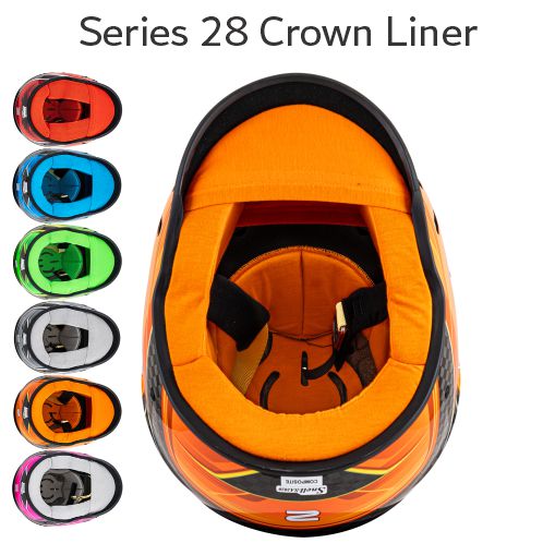 Zamp Series 28 Helmet Crown Liner - RZ-66C / RZ-67D