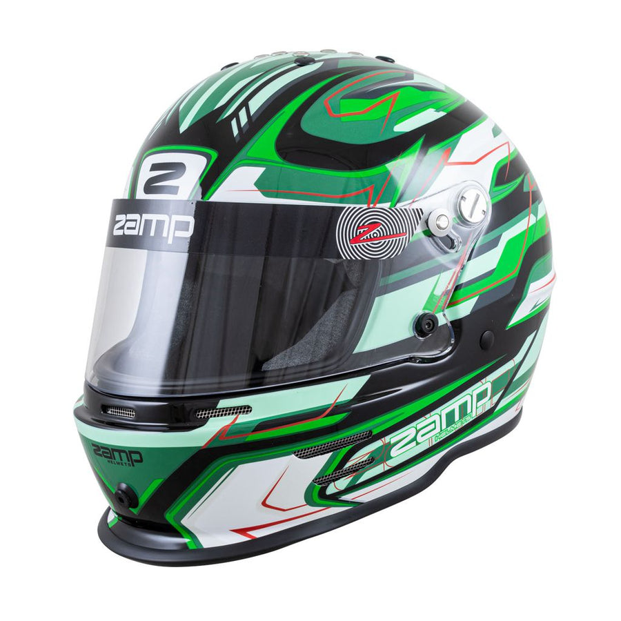 RZ-42Y Youth Helmet - Black/Green CMR2016