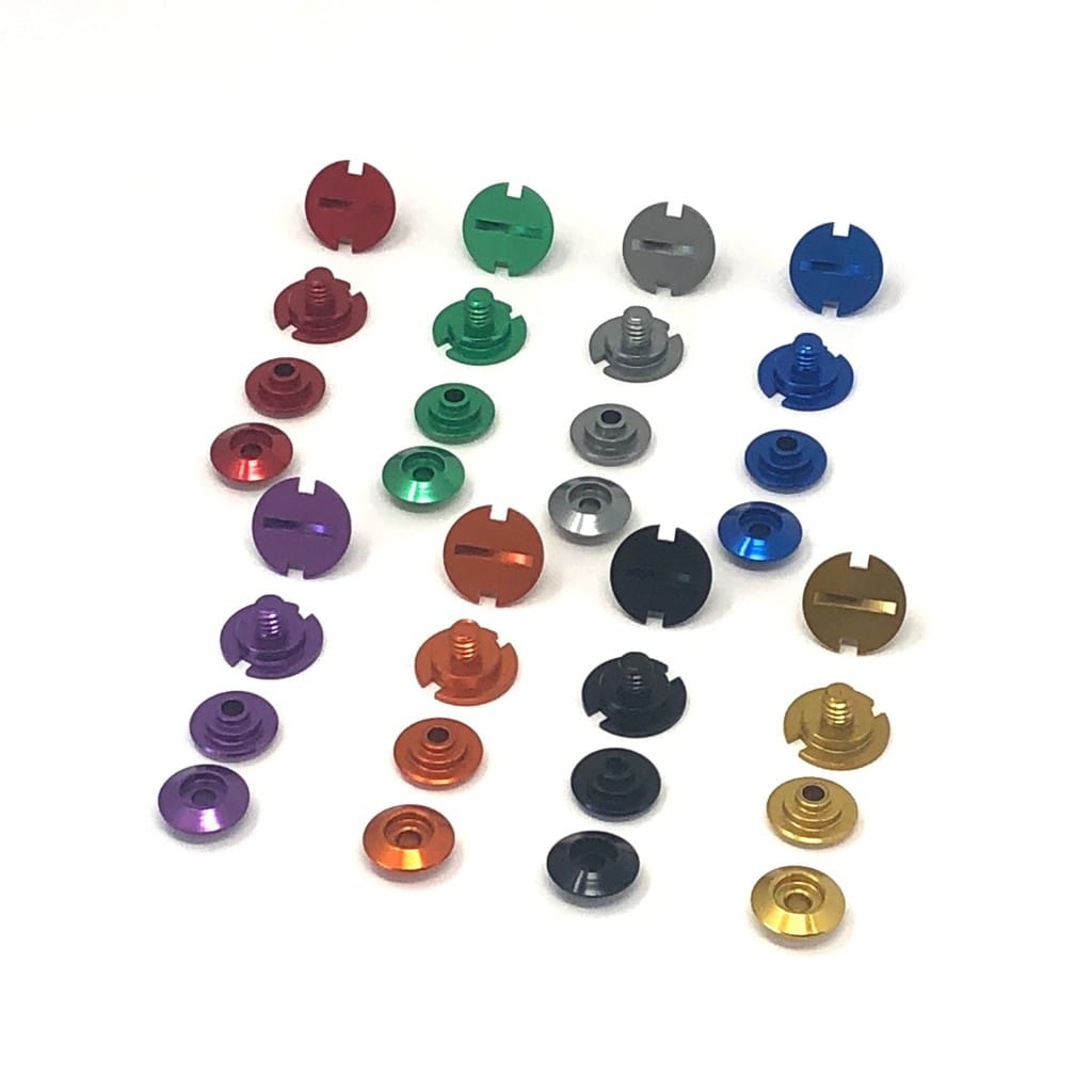 ZAMP Colored Helmet Hardware | Shield-Visor Screw Kit
